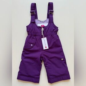 Obermeyer Girls Snoverall Insulated Bib Snow Pants - Up in the Heir - Size 1